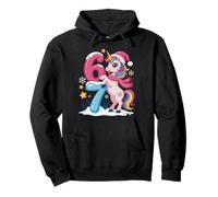 67 Magical Unicorn Christmas Vibes for Kids Winter Fun Pullover Hoodie
