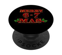 67 Mas Meme Six Seven for Kids Men Women Christmas PopSockets Adhesive PopGrip