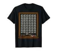 67 Math Teacher Overload Six Seven Brainrot Meme Chaos T-Shirt