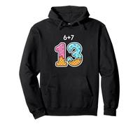 67 Meme 13th Birthday Icecream Cone Cute Teen Girl Boys Pullover Hoodie