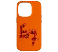 67 Meme 6 7 Numbers Six Seven Fake Blood Stain Halloween Case for iPhone 14 Pro