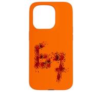 67 Meme 6 7 Numbers Six Seven Fake Blood Stain Halloween Case for iPhone 15 Pro