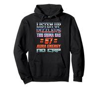 67 Meme Aura Energy 6 7 Sigma Rizzler Six Seven Funny 6-7 Pullover Hoodie