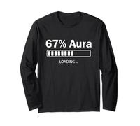 67 Meme Aura Energy at 67 Funny Six Seven Meme Gen Alpha Long Sleeve T-Shirt