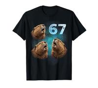 67 Meme Beaver Howling at The Moon Six Seven T-Shirt