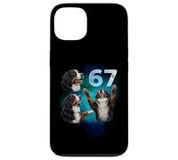 67 Meme Bernese Mountain Howling at The Moon Six Seven Case for iPhone 13