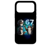 67 Meme Bernese Mountain Howling at The Moon Six Seven Case for iPhone 17 Pro Max