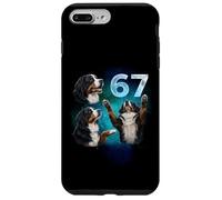 67 Meme Bernese Mountain Howling at The Moon Six Seven Case for iPhone 7 Plus/8 Plus