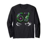 67 Meme Bicycle, Six Seven Bicycle 6-7 ciclyng Funny - Long Sleeve T-Shirt
