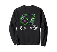 67 meme bicycle, Six Seven bicycle 6-7 ciclyng funny - Sweatshirt