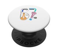 67 meme bicycle Six Seven bike 6-7 funny ciclyng PopSockets Adhesive PopGrip