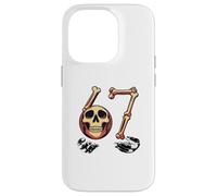 67 meme bones skeleton t-shirt Six Seven Sweatshirts Case for iPhone 14 Pro