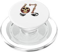67 meme bones skeleton t-shirt Six Seven Sweatshirts PopSockets PopGrip for MagSafe