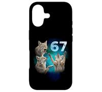 67 Meme Coyote Howling at The Moon Six Seven Case for iPhone 17