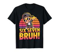 67 Meme Dabbing Six Seven 6 7 Bruh Funny Number Design Kids T-Shirt