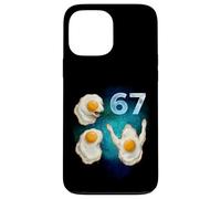 67 Meme Fried Egg Howling at The Moon Six Seven Case for iPhone 13 Pro Max