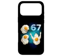 67 Meme Fried Egg Howling at The Moon Six Seven Case for iPhone 17 Pro Max
