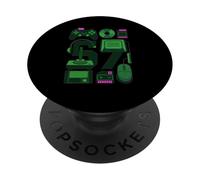 67 Meme Gaming Six Seven Video Game 6-7 funny PopSockets Adhesive PopGrip