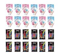 67 Meme Gift Bags with Handles, 40 Pack, 2 Unique Designs, Colorful Party Favor Goodie Bags, Vibrant Splash and Baseball-Donut Patterns for Birthdays and Celebrations