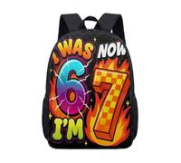 67 Meme Graphic Backpack for School and Travel - Retro Donut Style 17 Inch Large Capacity Daily Rucksack