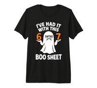 67 Meme Halloween Costume 6 7 Funny Boo Sheet Six Seven 6-7 Premium T-Shirt