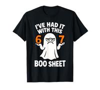 67 Meme Halloween Costume 6 7 Funny Boo Sheet Six Seven 6-7 T-Shirt