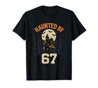 67 Meme Halloween Costume Haunted by 6-7 Brainrot Six Seven T-Shirt