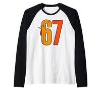 67 Meme Humor 6-7 Funny Six Seven Thanksgiving Raglan Baseball Tee