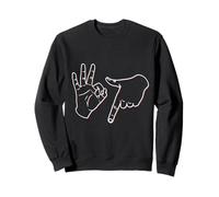 67 Meme Humor Hand Signs Funny Six Seven Trend Sweatshirt