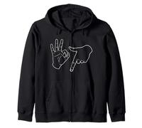 67 Meme Humor Hand Signs Funny Six Seven Trend Zip Hoodie