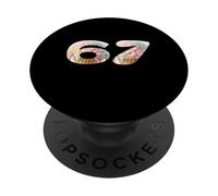 67 Meme Ice Cream Drip Six Seven Gen Alpha Slang Vibes PopSockets Adhesive PopGrip
