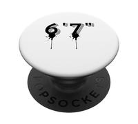67 Meme Ice Cream Drip Six Seven Gen Alpha Slang Vibes PopSockets Adhesive PopGrip