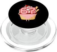 67 Meme Ice Cream Drip Six Seven Gen Alpha Slang Vibes PopSockets PopGrip for MagSafe