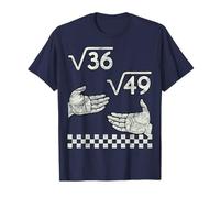 67 Meme Math Teacher Brainrot Humor Six Seven Square Root T-Shirt