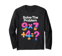 67 Meme Math Teacher Ice Cream Drip 6 7 Brainrot Six Seven Long Sleeve T-Shirt