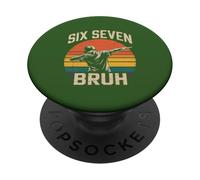 67 Meme Numbers Dabbing Six Seven Bruh Funny Boys Kids Teens PopSockets Adhesive PopGrip