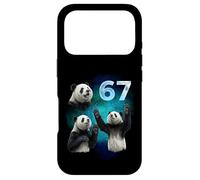 67 Meme Panda Howling at The Moon Six Seven Case for iPhone 17 Pro