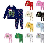 67 Meme Pyjamas Set Boys Girls Teenager Matching Christmas Costume Pjs For Family Six Seven Number 6 7 Long Sleeve Tops And Pants 2 Piece Outfit Pajamas For Girl Boy His And Hers Pyjama Sets Gift