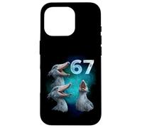 67 Meme Shoebill Howling at The Moon Six Seven Case for iPhone 16 Pro