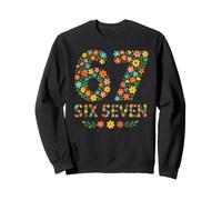 67 Meme Six Seven Cute Flowers Floral Sweatshirt