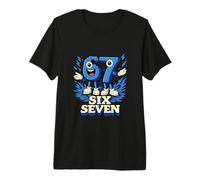 67 Meme - Six Seven Funny 6-7 Funny Premium T-Shirt
