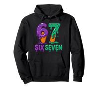67 Meme Six Seven Funny Ice Cream Drip Pullover Hoodie
