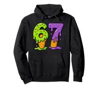 67 Meme Six Seven Funny Ice Cream Drip Pullover Hoodie
