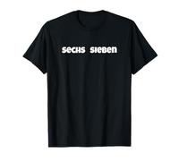 67 Meme Six Seven German Language Sechs Sieben T-Shirt