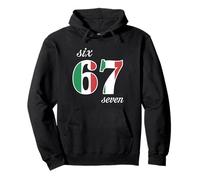 67 Meme Six Seven Italy Flag Gen Alpha Slang Pullover Hoodie