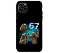 67 Meme Sloth Howling at The Moon Six Seven Case for iPhone 11 Pro Max