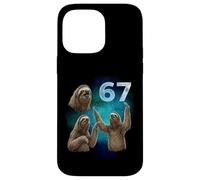 67 Meme Sloth Howling at The Moon Six Seven Case for iPhone 14 Pro Max