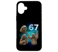 67 Meme Sloth Howling at The Moon Six Seven Case for iPhone 16 Plus