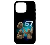 67 Meme Sloth Howling at The Moon Six Seven Case for iPhone 16 Pro