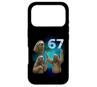 67 Meme Sloth Howling at The Moon Six Seven Case for iPhone 17 Pro